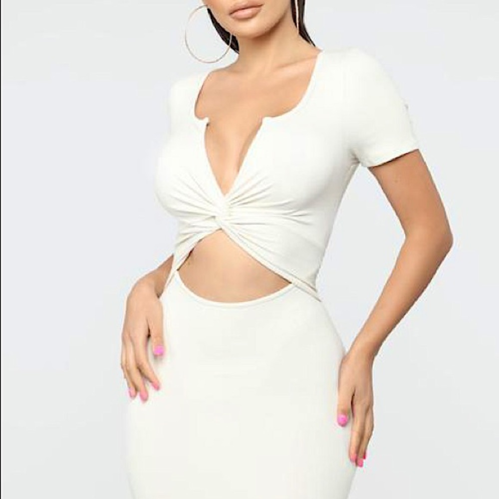 NWT Fashion Nova Ribbed Mini Dress - US Medium